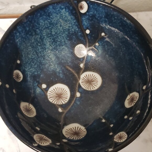 Ceramic Artsy Cherry Blossom Bowl Cereal Soup Ramen Desserts Replacements - Picture 9 of 10